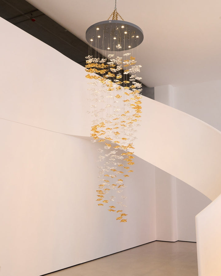 Nephele Crystal Leaf lampadario