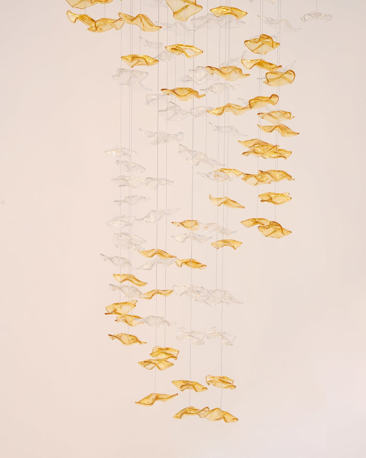 Nephele Crystal Leaf lampadario