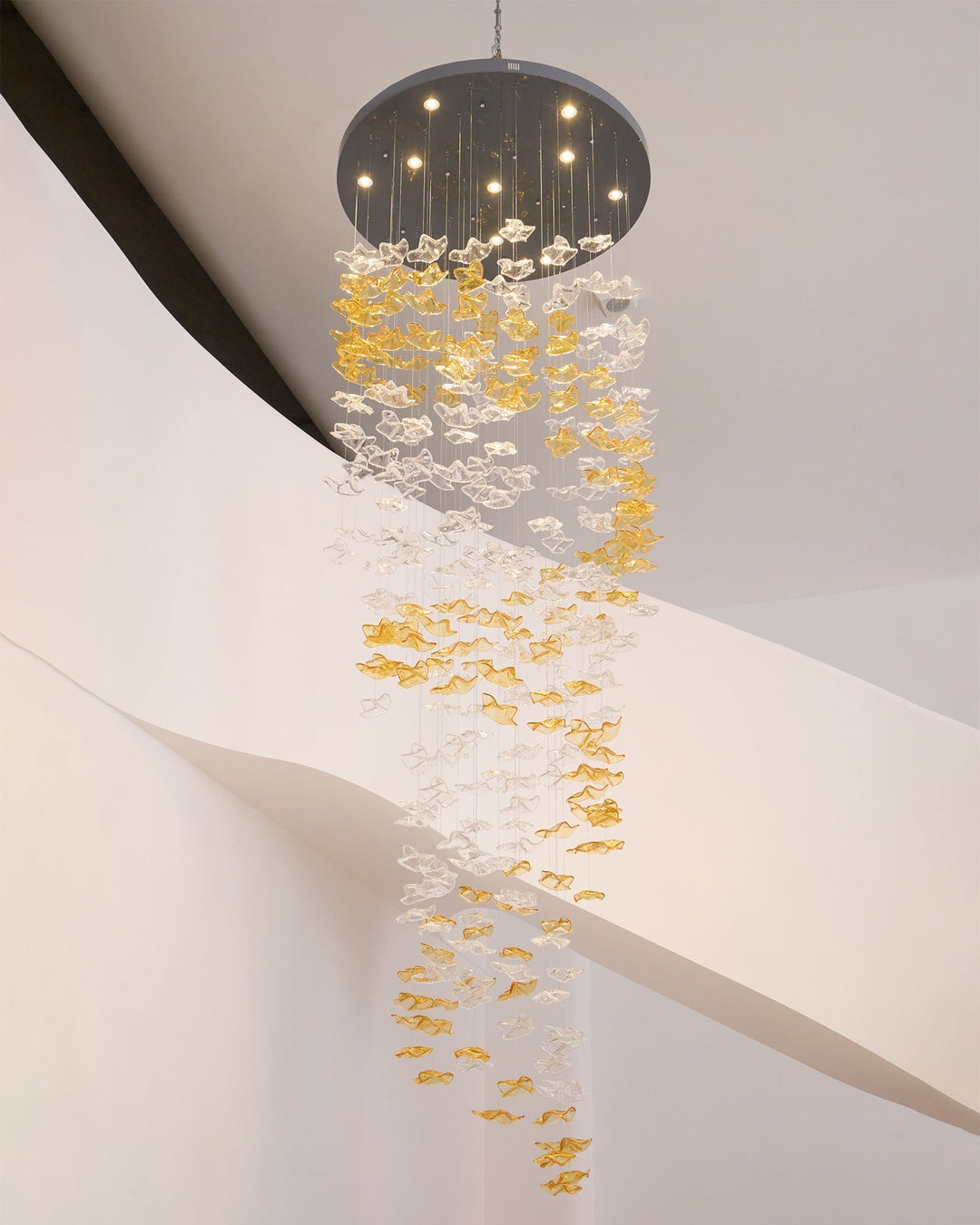 Nephele Crystal Leaf lampadario