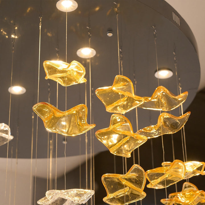 Nephele Crystal Leaf lampadario