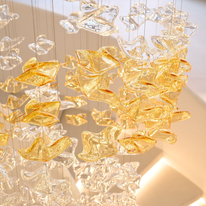 Nephele Crystal Leaf lampadario