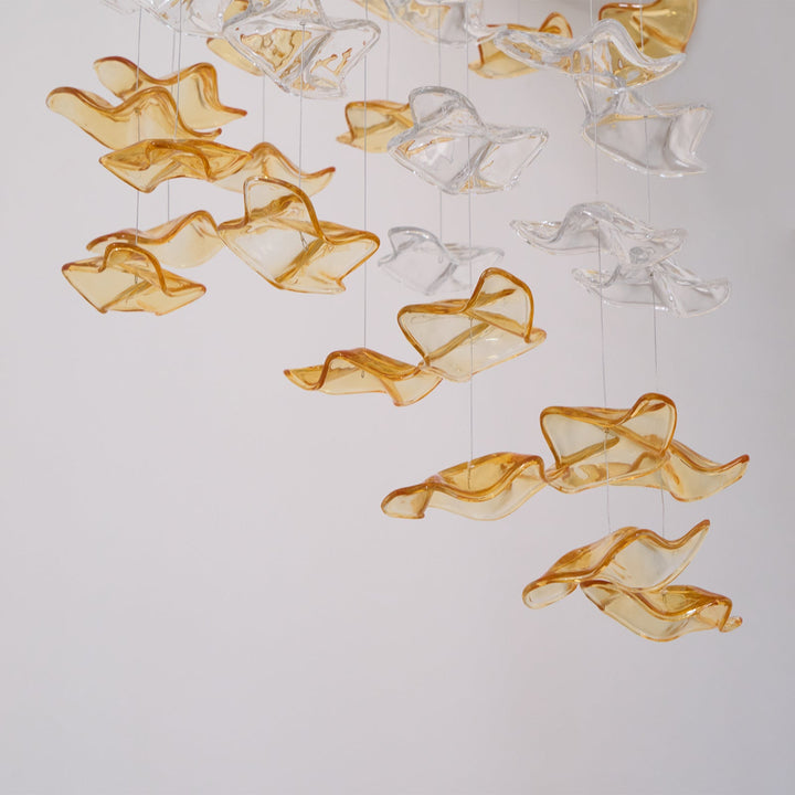 Nephele Crystal Leaf lampadario