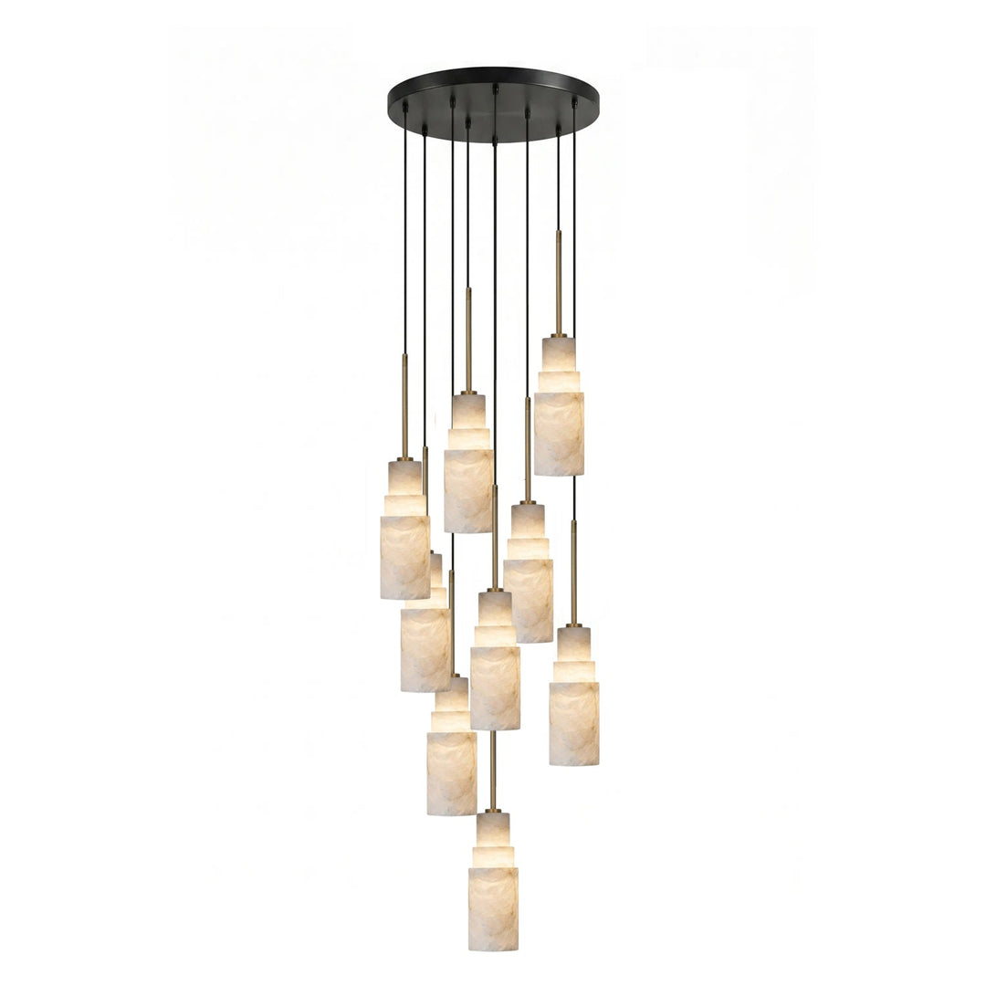 Eirelira alabastro lampadario a grappolo