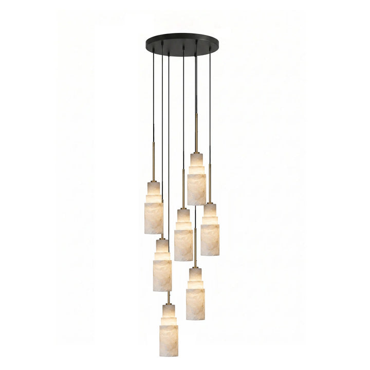 Eirelira alabastro lampadario a grappolo