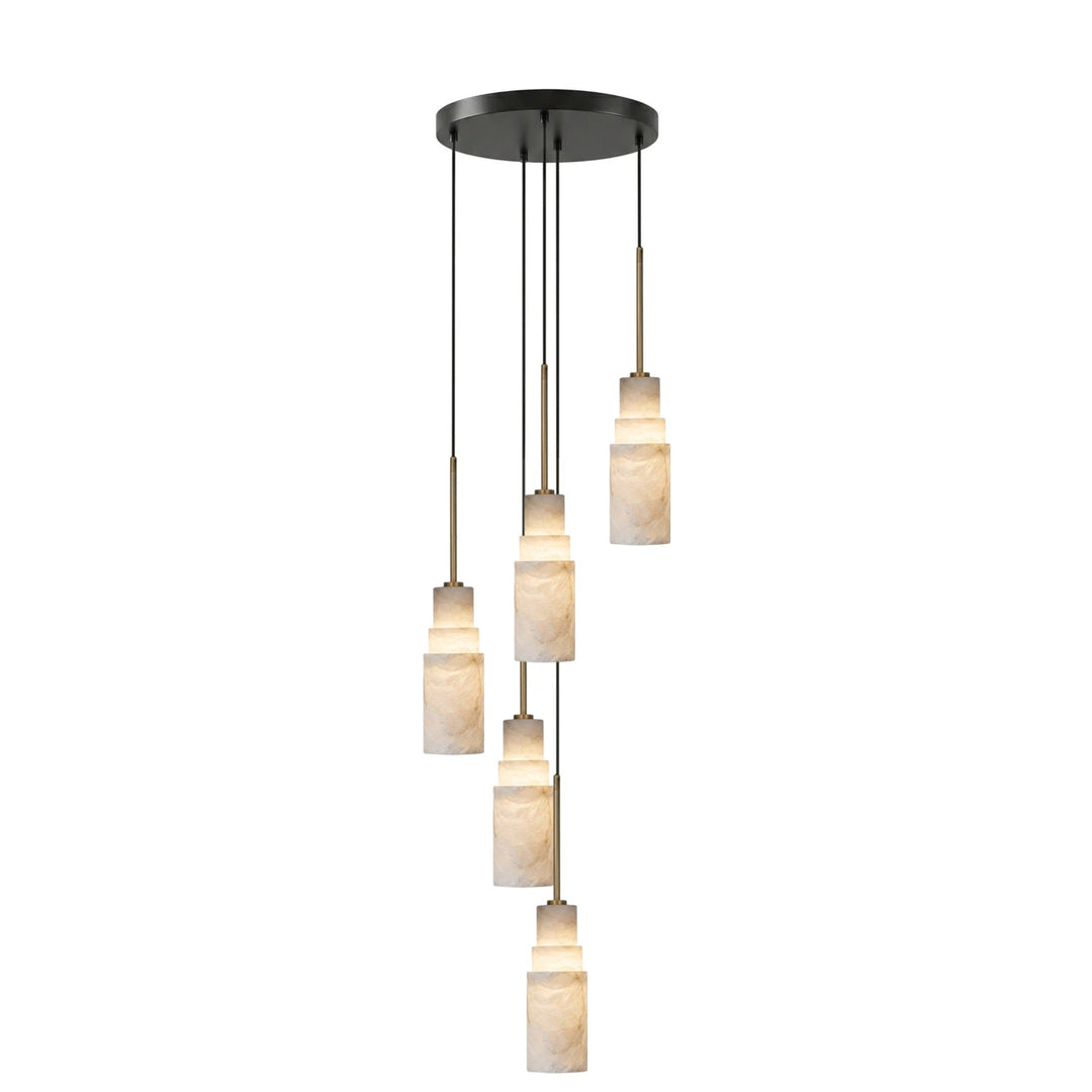 Eirelira alabastro lampadario a grappolo