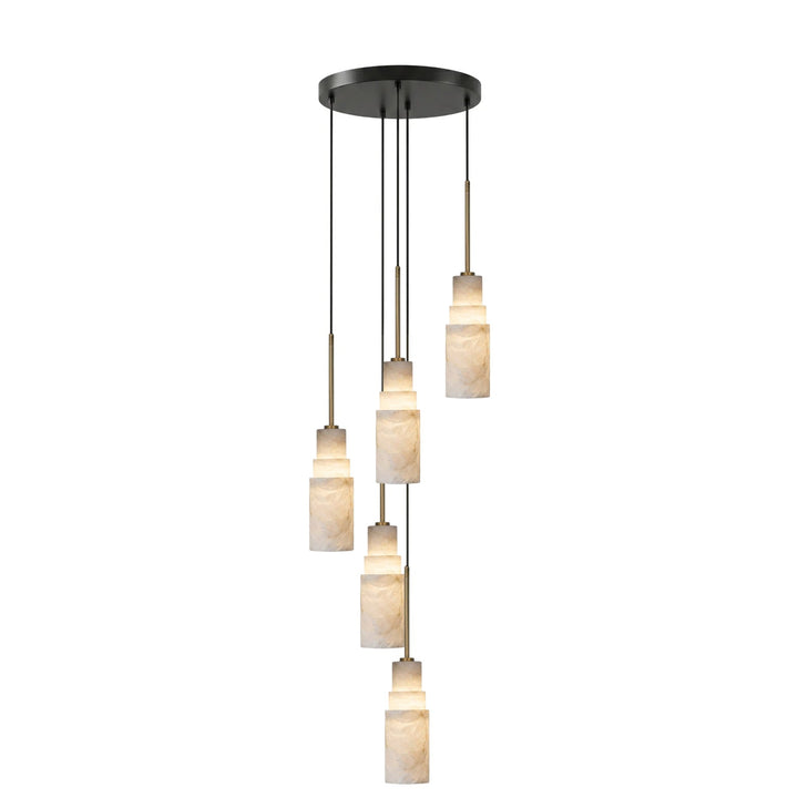 Eirelira alabastro lampadario a grappolo