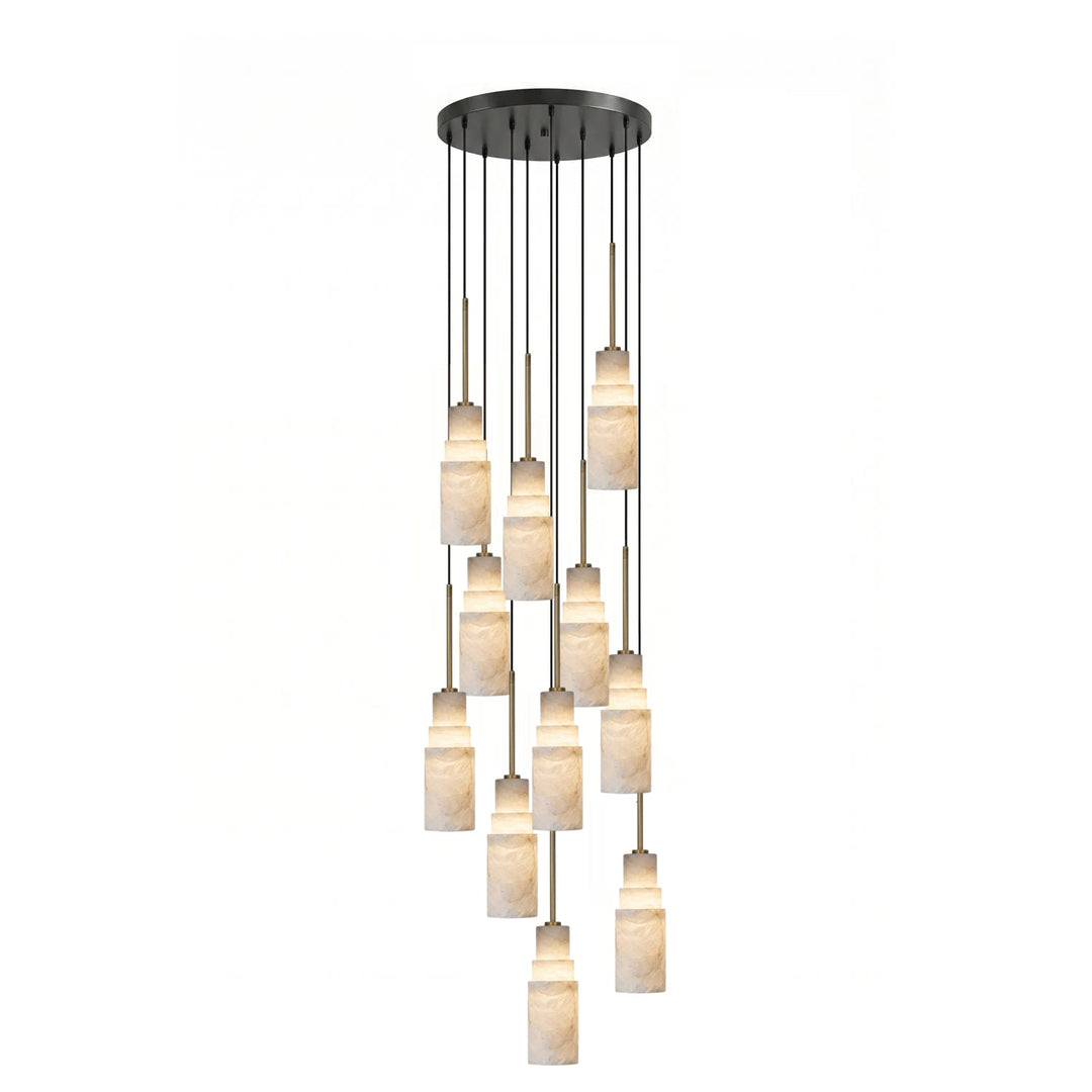 Eirelira alabastro lampadario a grappolo