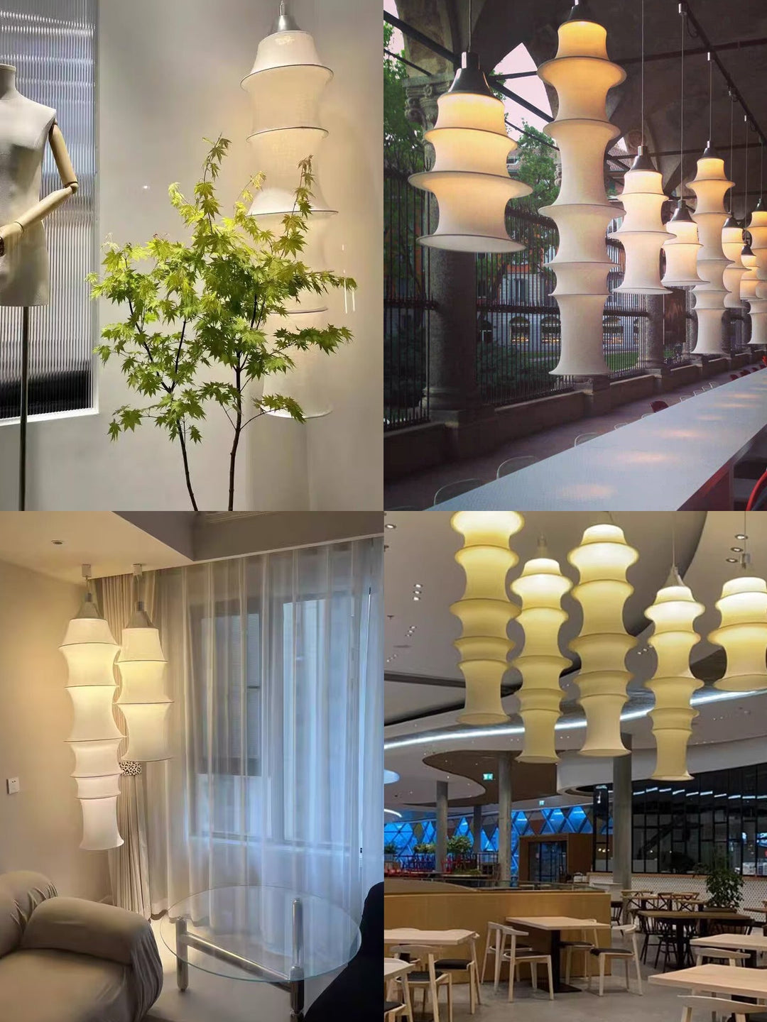 Columnis lampada a sospensione a colonna stratificata