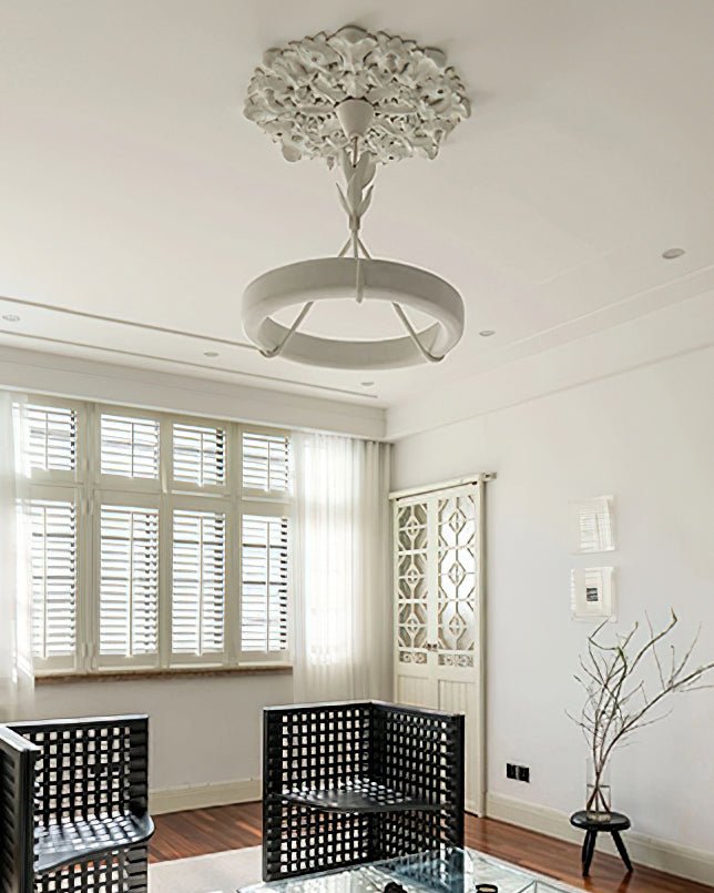 Sorarena lampadario in gesso