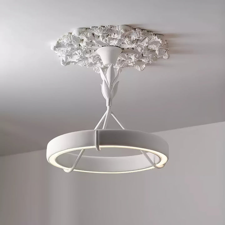 Sorarena lampadario in gesso
