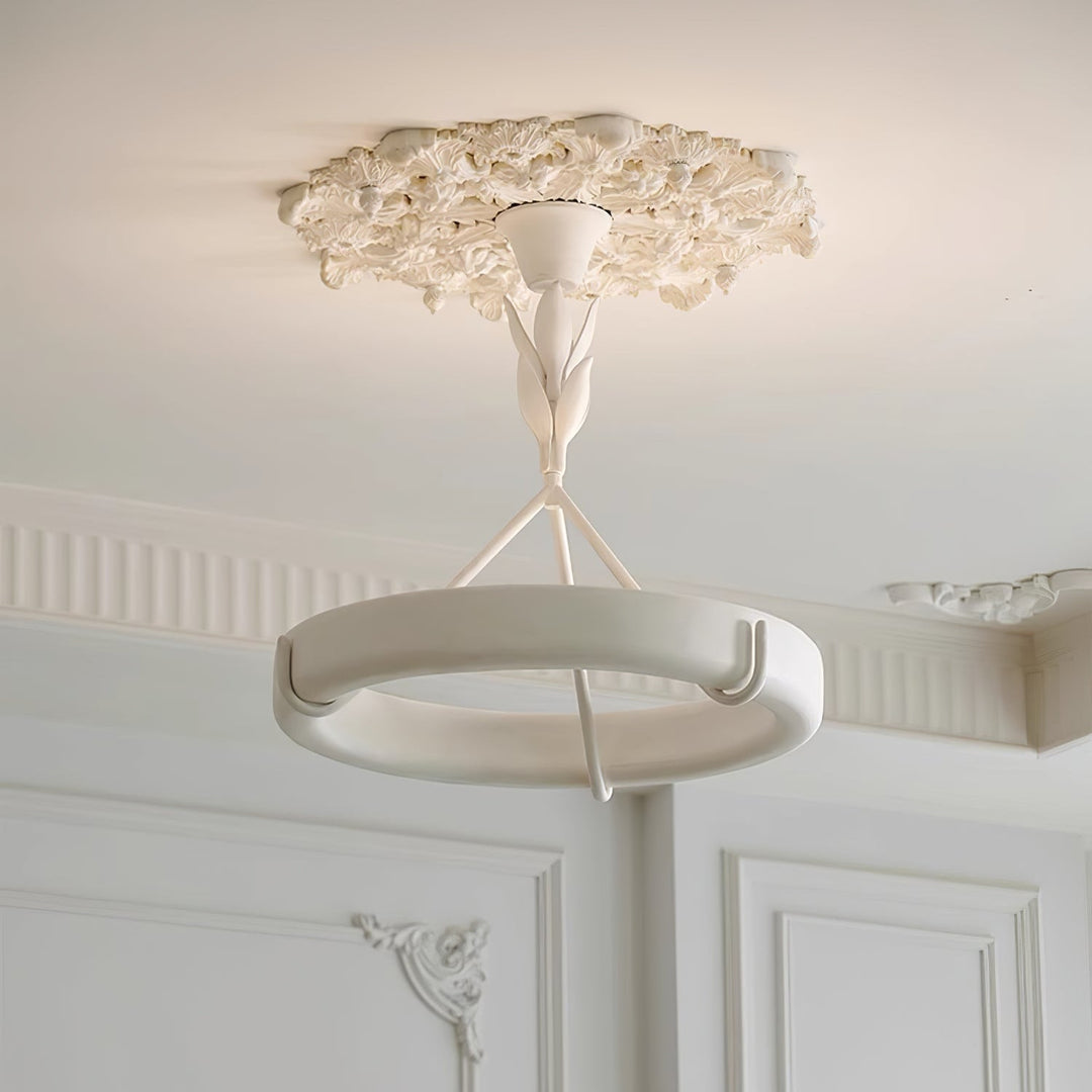 Sorarena lampadario in gesso