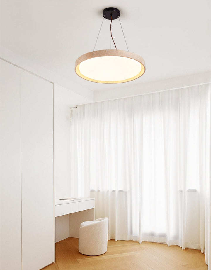Seranena travertino Circle LED lampada a sospensione