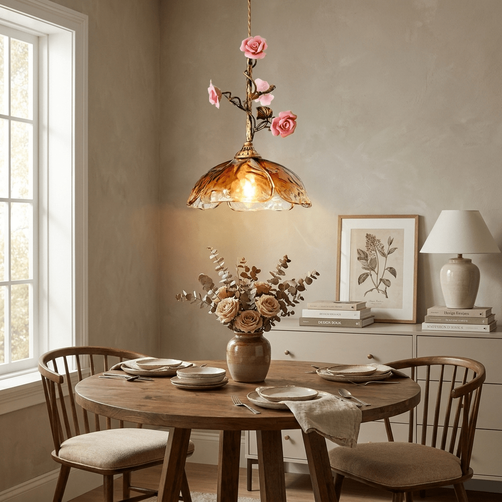 Trellis lampada a sospensione Rose