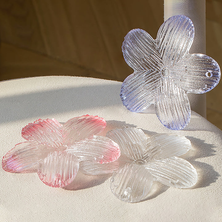 Cavine lampadario in vetro Rosa a Forma di fiore