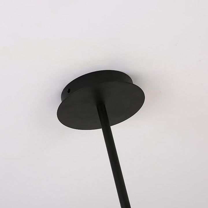 Solenelle lampadario Tribes ottone lineare Cilindrico