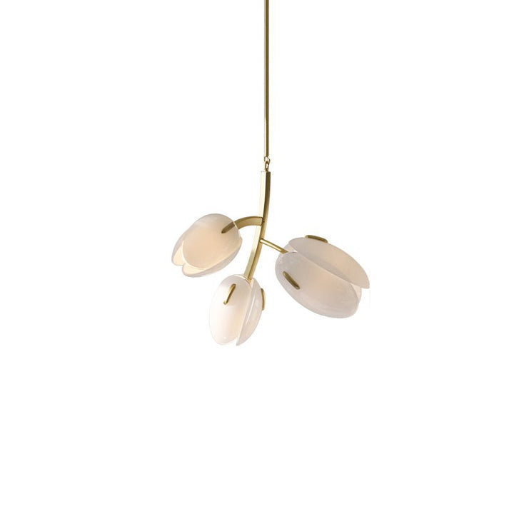 Blossom lampadario contemporaneo in vetro floreale