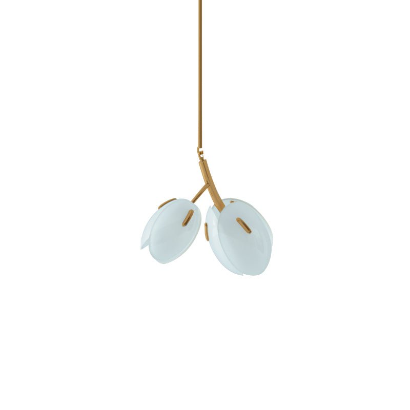 Blossom lampadario contemporaneo in vetro floreale