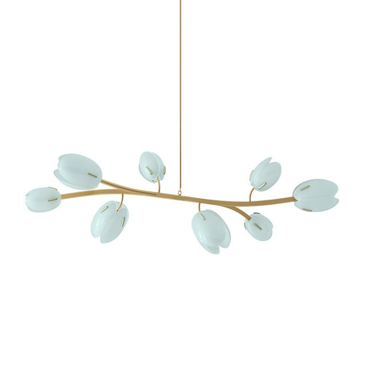 Blossom lampadario contemporaneo in vetro floreale