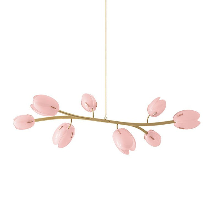 Blossom lampadario contemporaneo in vetro floreale
