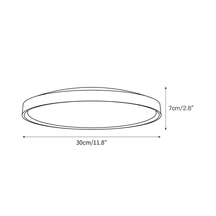 Symiror Modern Minimalist Round Travertine Ceiling Lamp - Lamp Copper