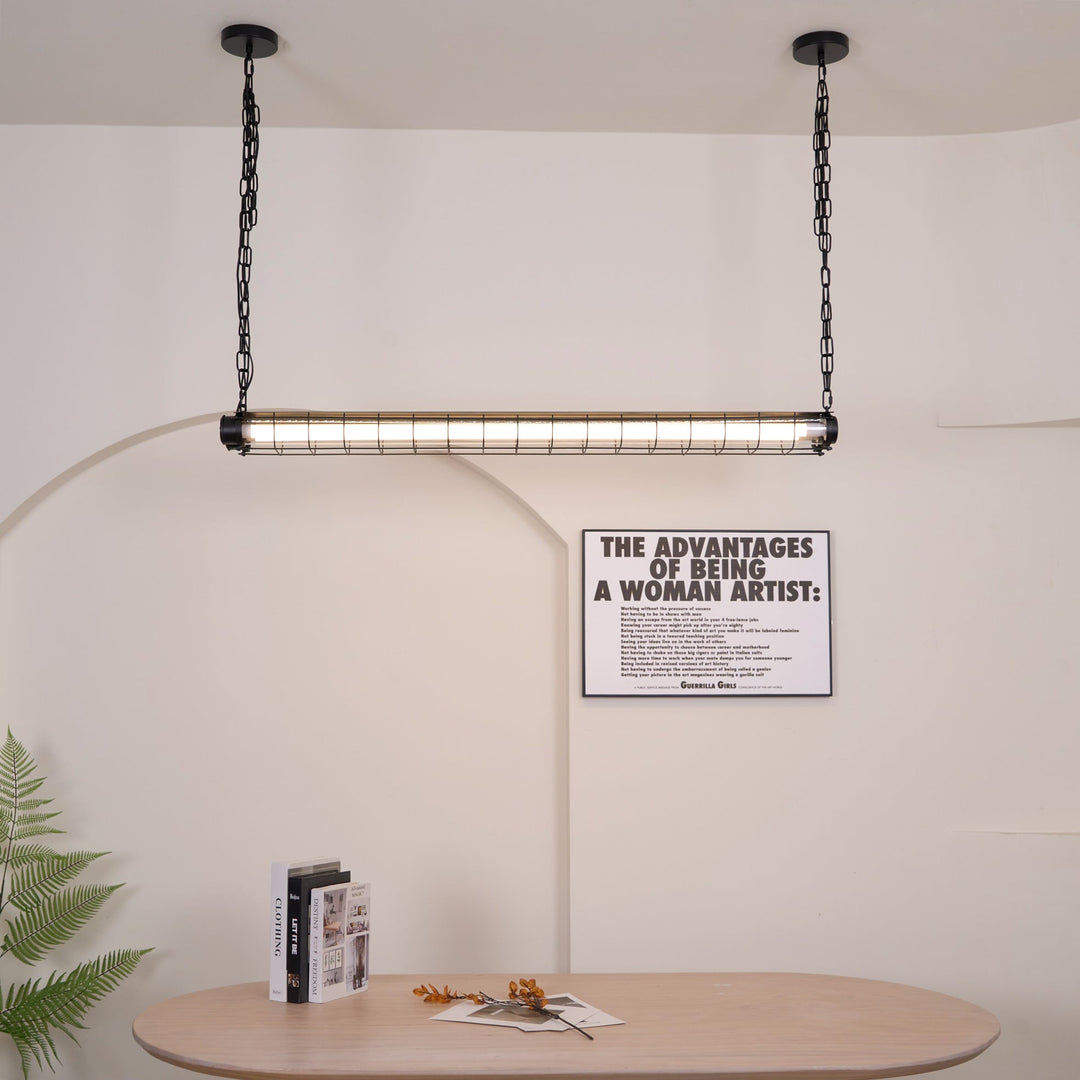 Alaric lampada a sospensione lineare industriale