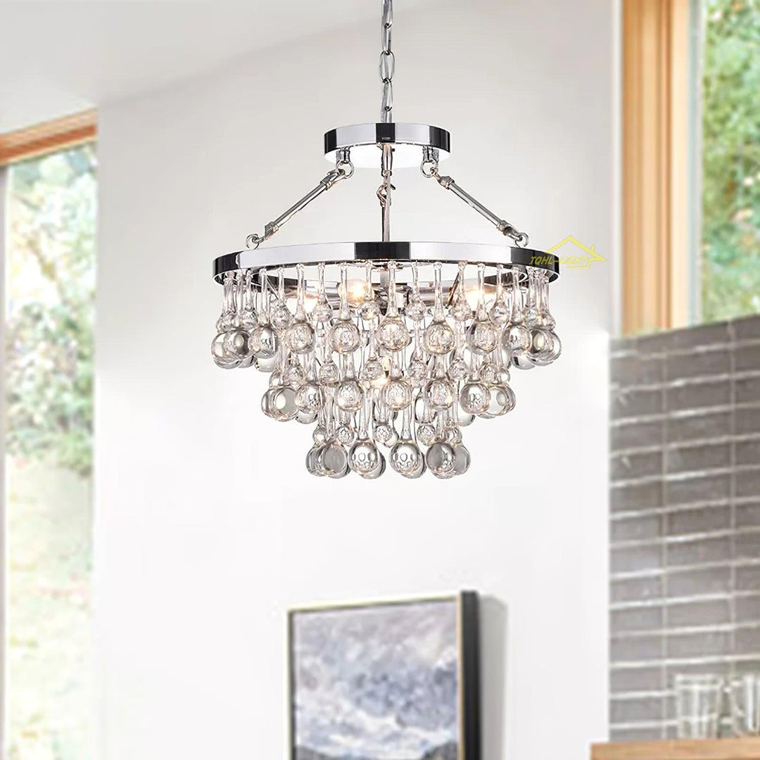 Avelis lampadario Postmoderno di lusso con Cristalli a Livelli Unici