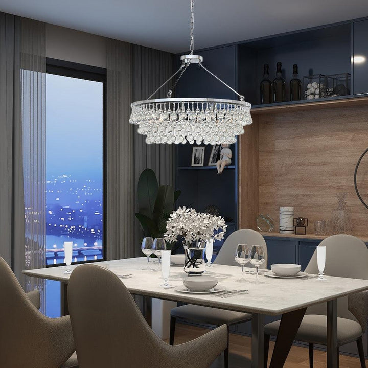 Avelis lampadario Postmoderno di lusso con Cristalli a Livelli Unici