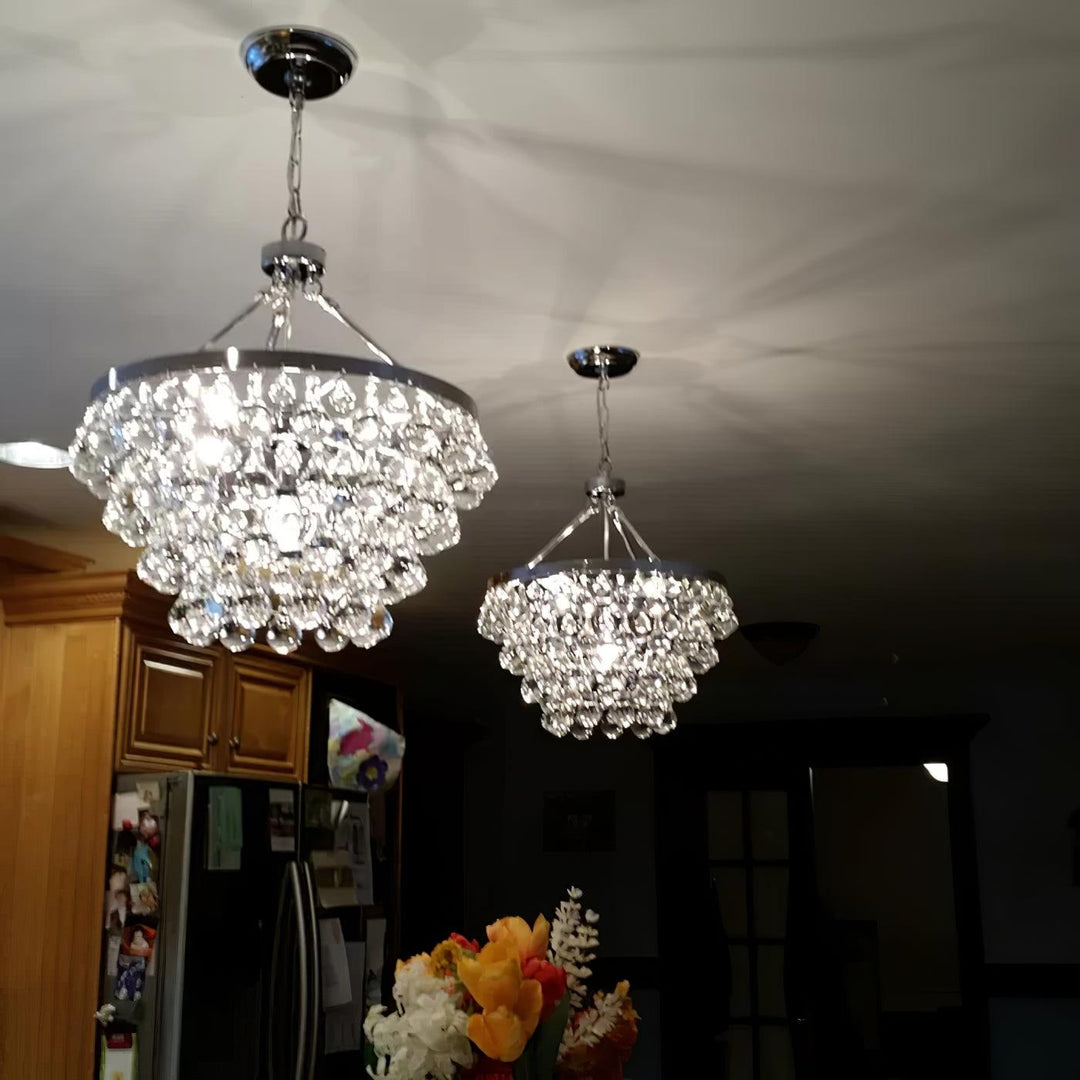 Avelis lampadario Postmoderno di lusso con Cristalli a Livelli Unici