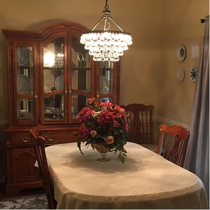Avelis lampadario Postmoderno di lusso con Cristalli a Livelli Unici