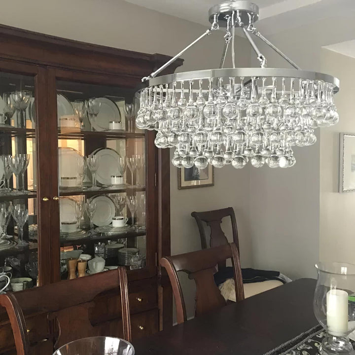 Avelis lampadario Postmoderno di lusso con Cristalli a Livelli Unici