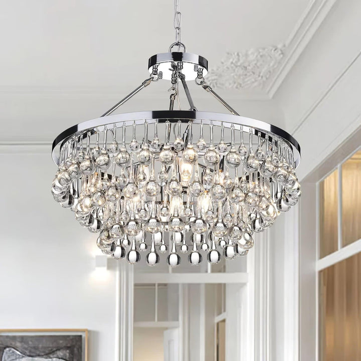 Avelis lampadario Postmoderno di lusso con Cristalli a Livelli Unici