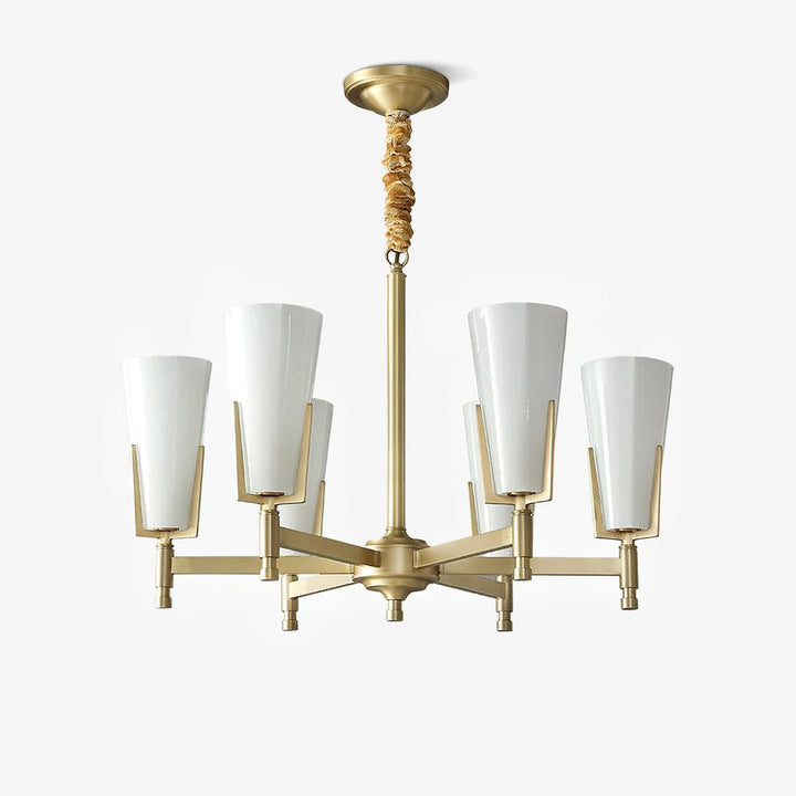 Gleam lampadario in ottone Luxury