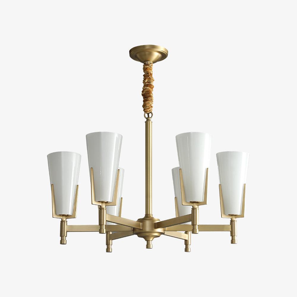 Gleam lampadario in ottone Luxury