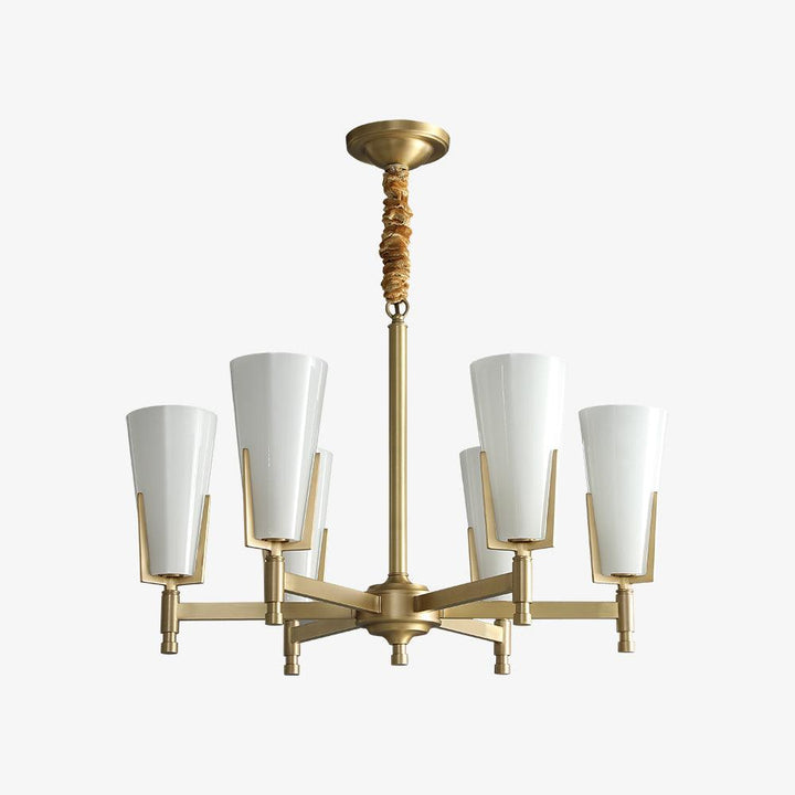 Gleam lampadario in ottone Luxury