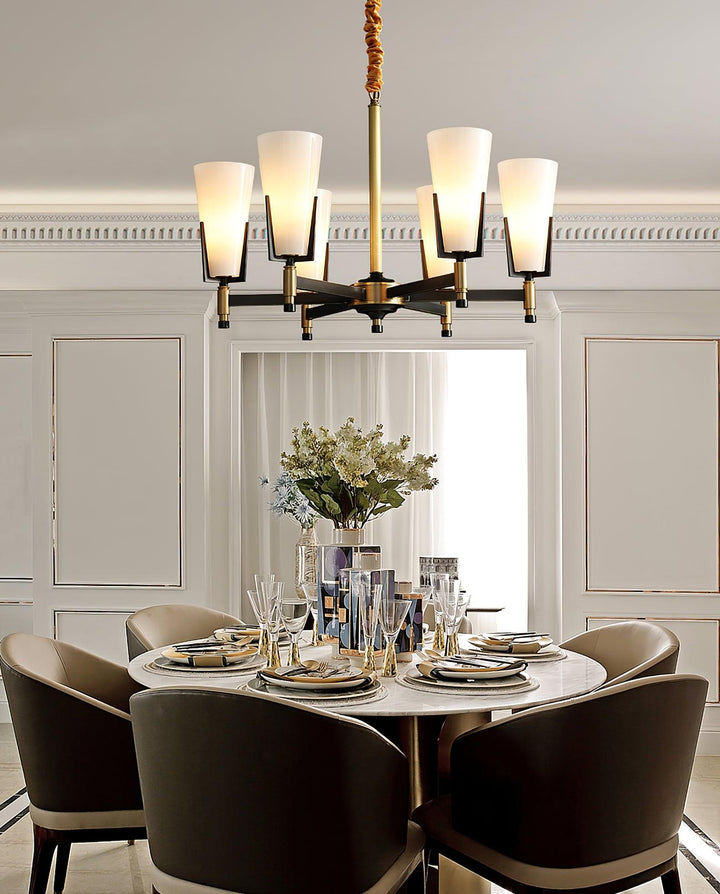 Gleam lampadario in ottone Luxury