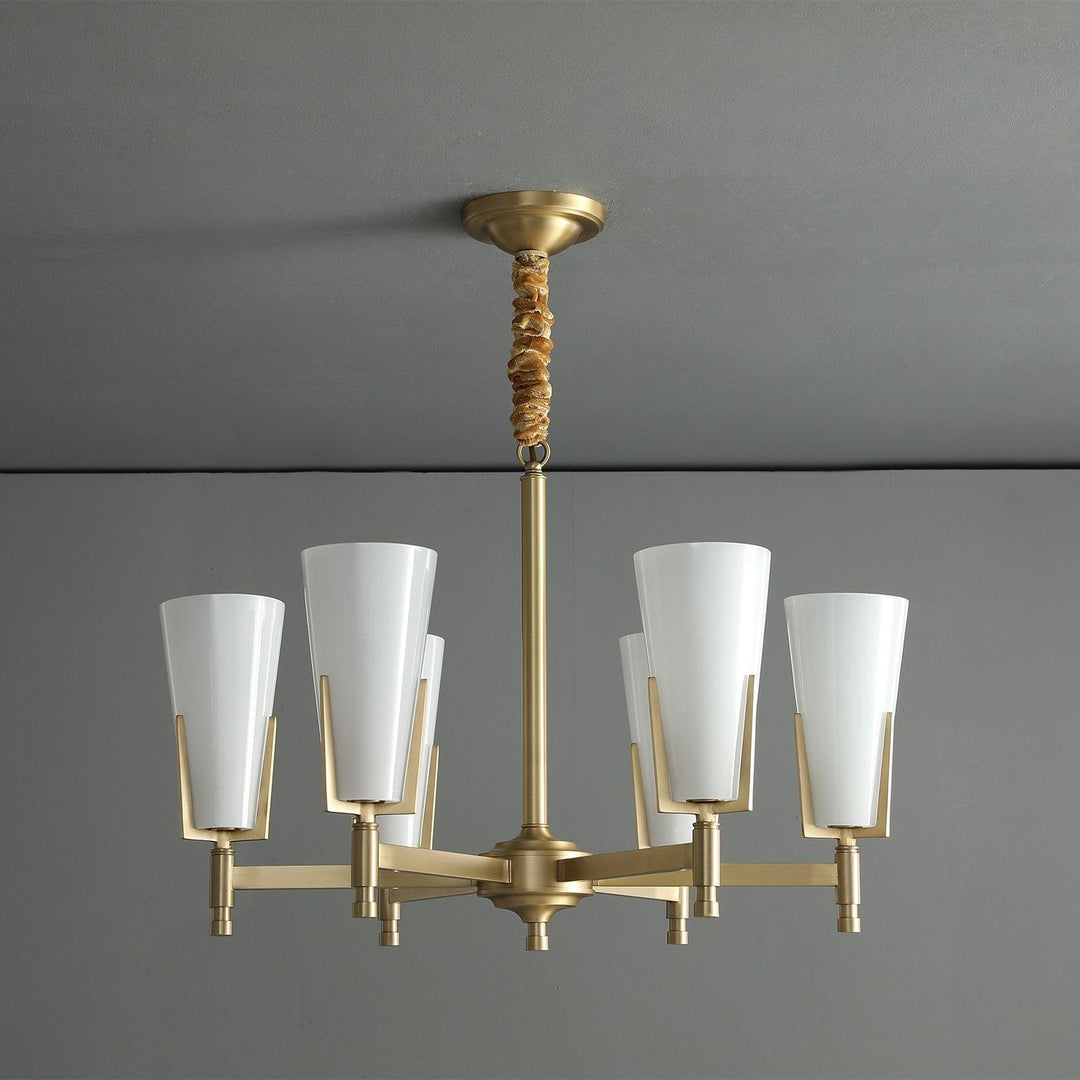Gleam lampadario in ottone Luxury