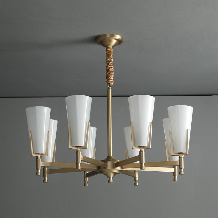 Gleam lampadario in ottone Luxury