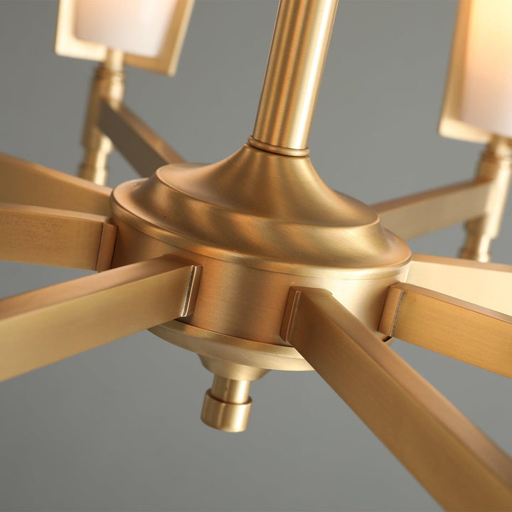 Gleam lampadario in ottone Luxury