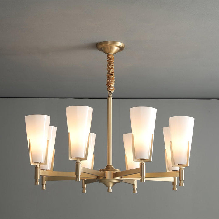 Gleam lampadario in ottone Luxury