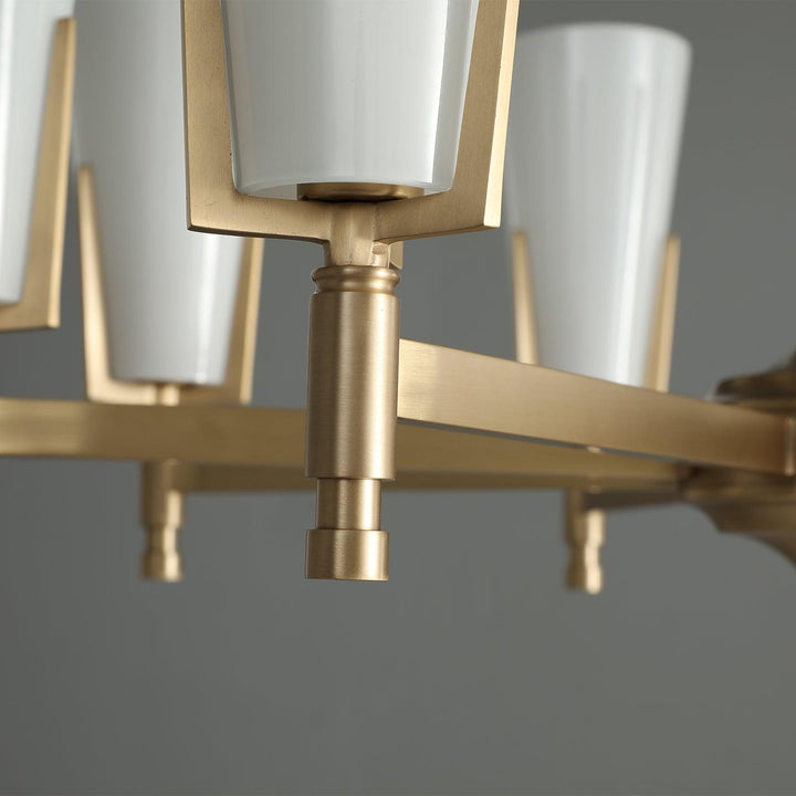 Gleam lampadario in ottone Luxury