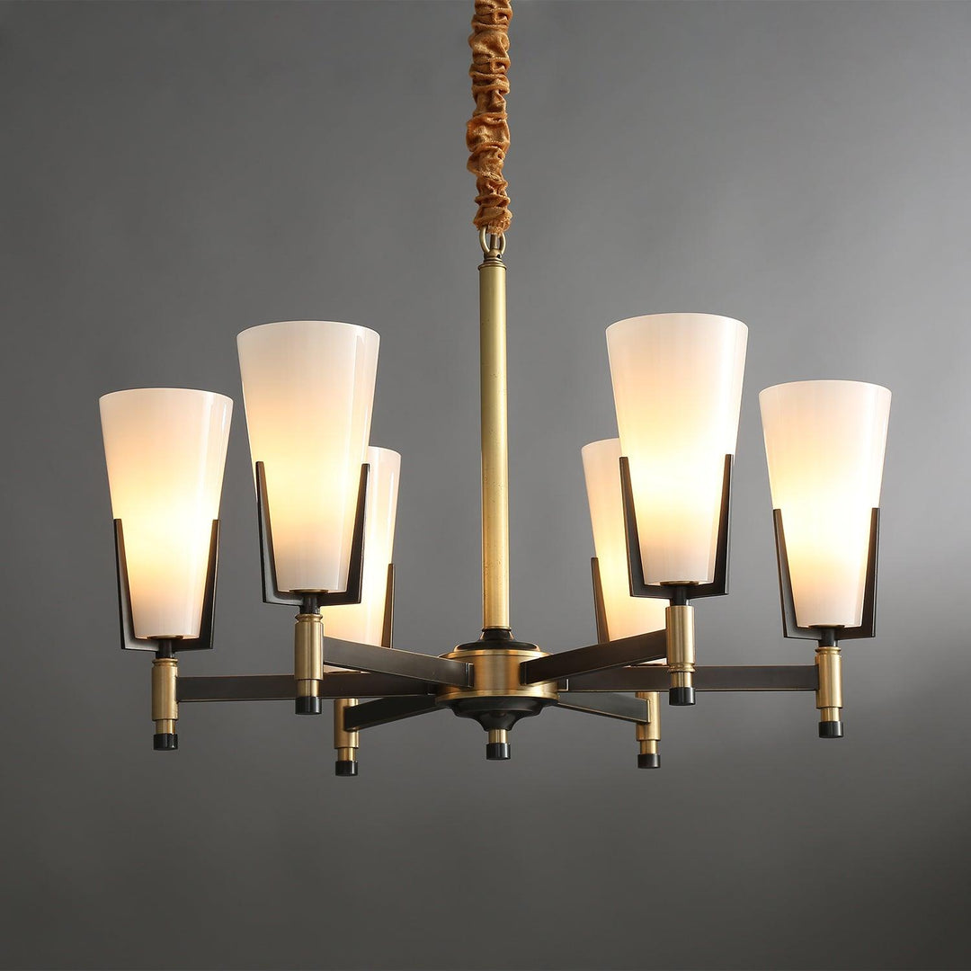 Gleam lampadario in ottone Luxury