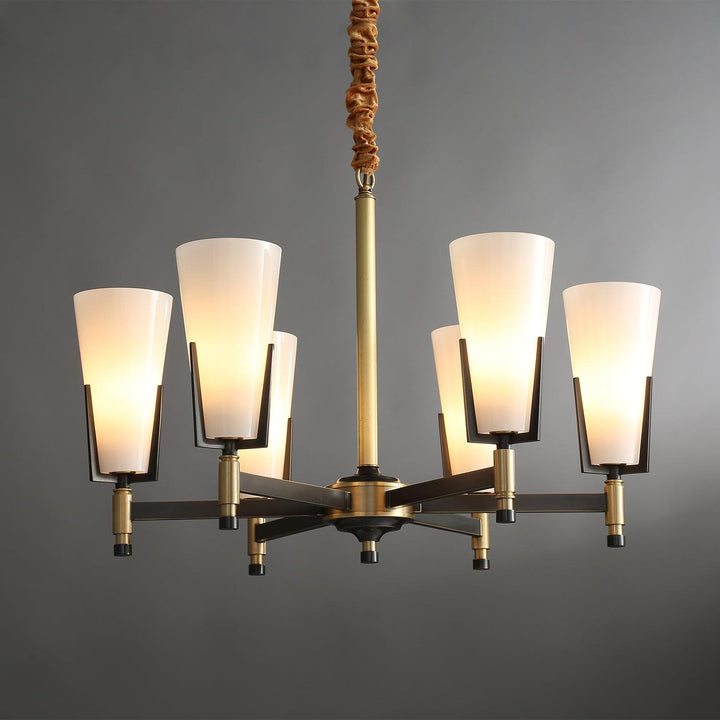 Gleam lampadario in ottone Luxury