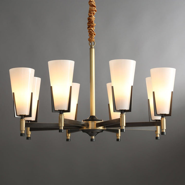 Gleam lampadario in ottone Luxury