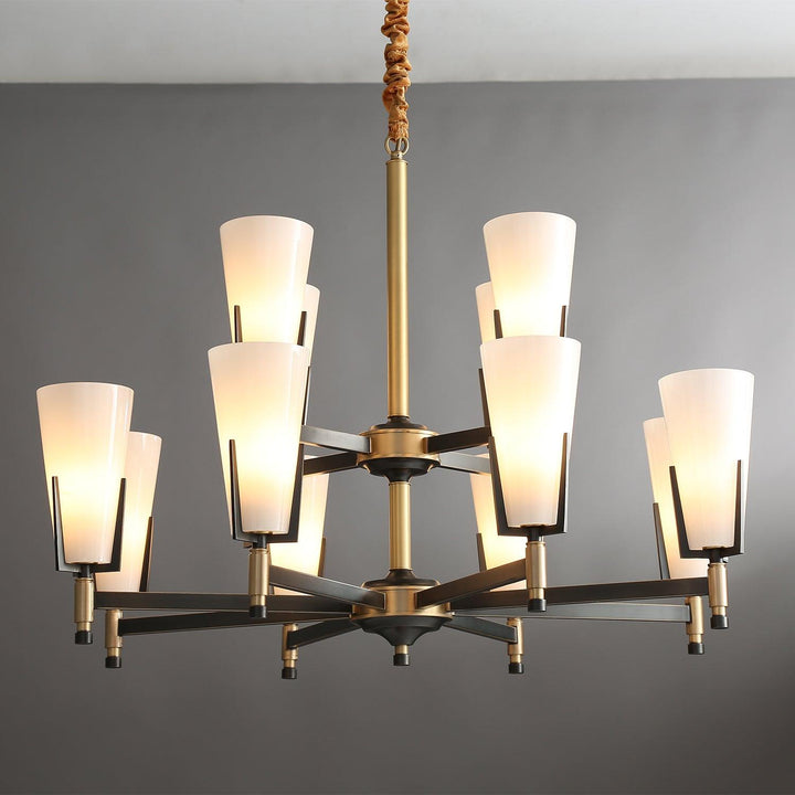 Gleam lampadario in ottone Luxury