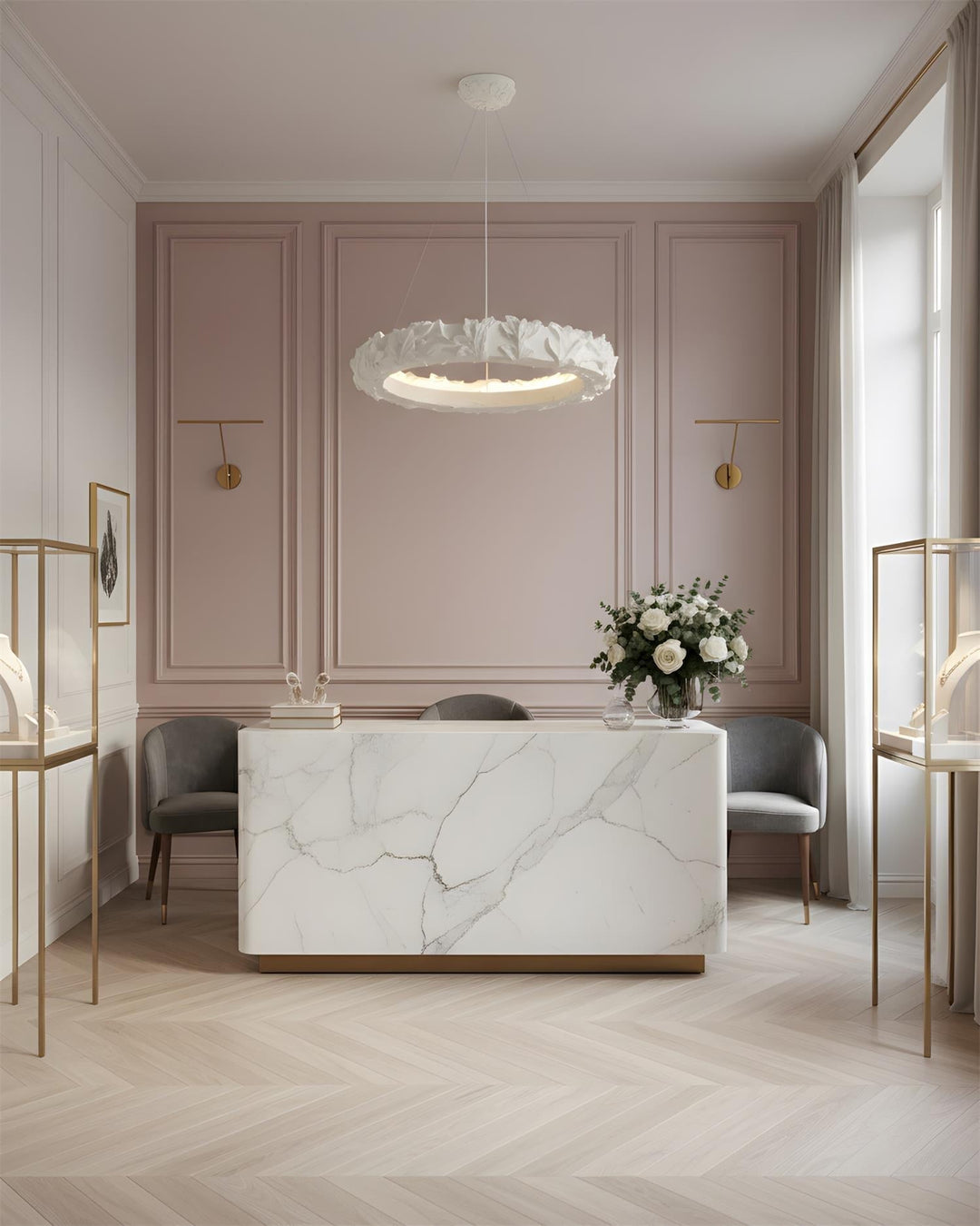 Oreloaria lampadario ad Anello