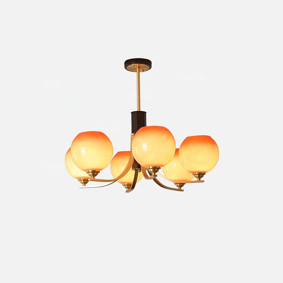 Caliriel lampadario vintage Caramel globo