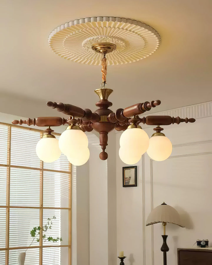 Juvian lampadario in legno