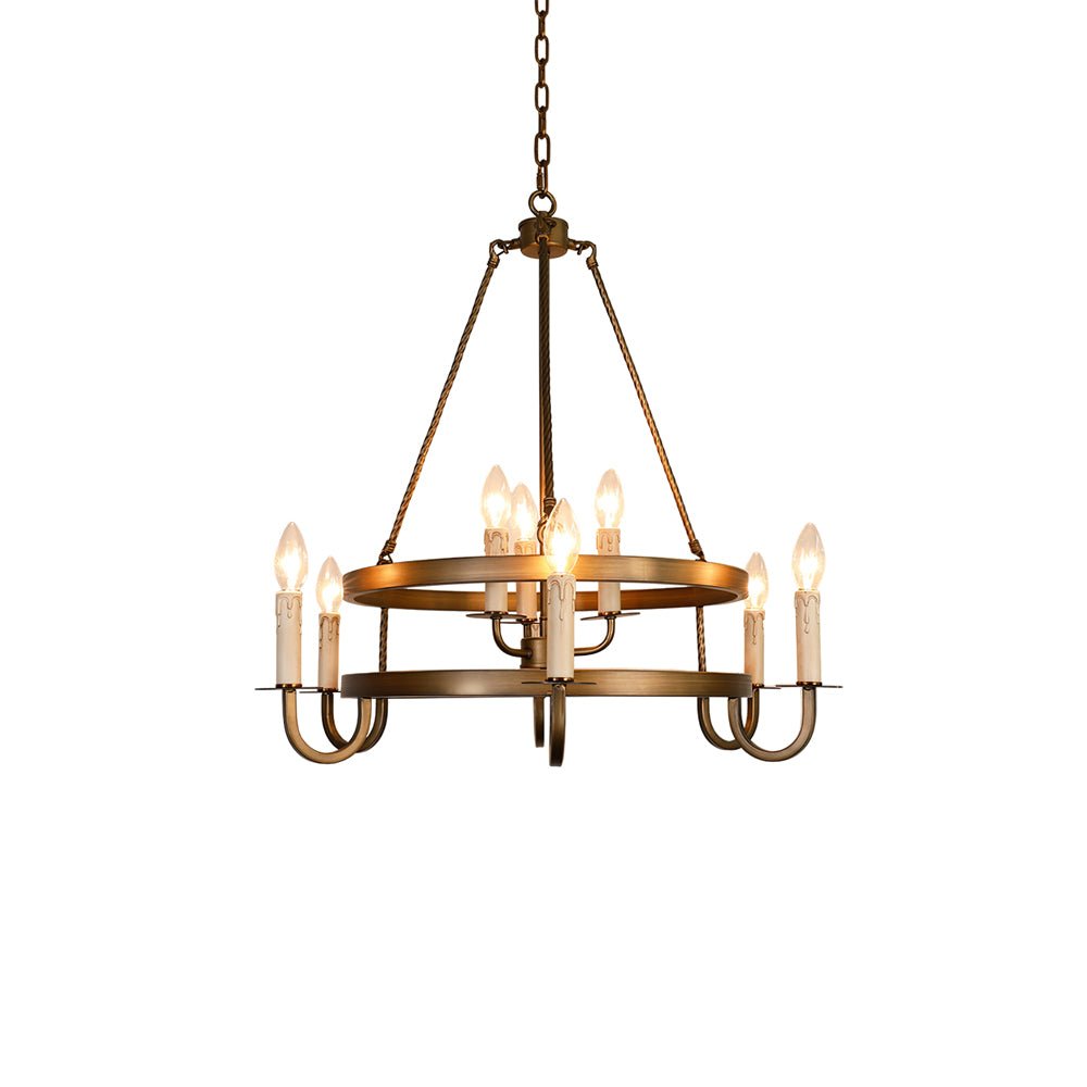 Vintara lampadario ottone a Candela