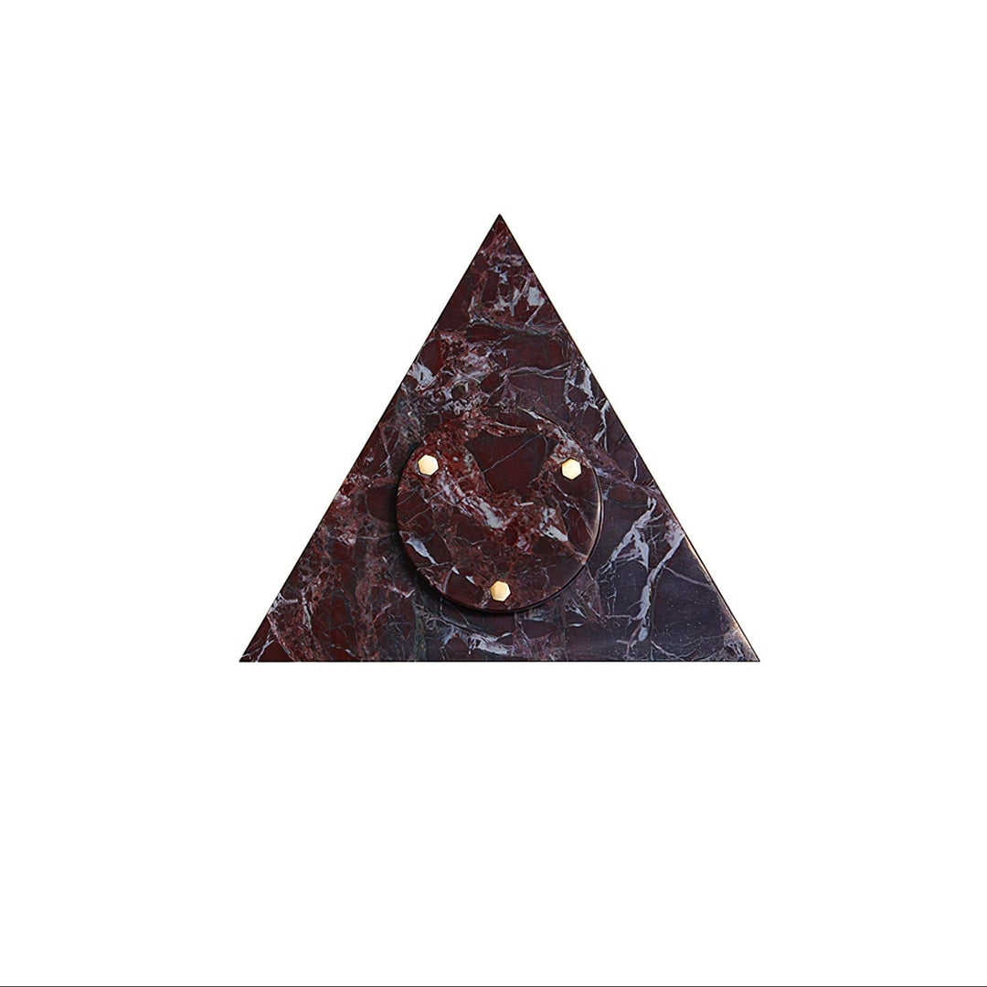 Pyramid lampada da parete in marmo rustico