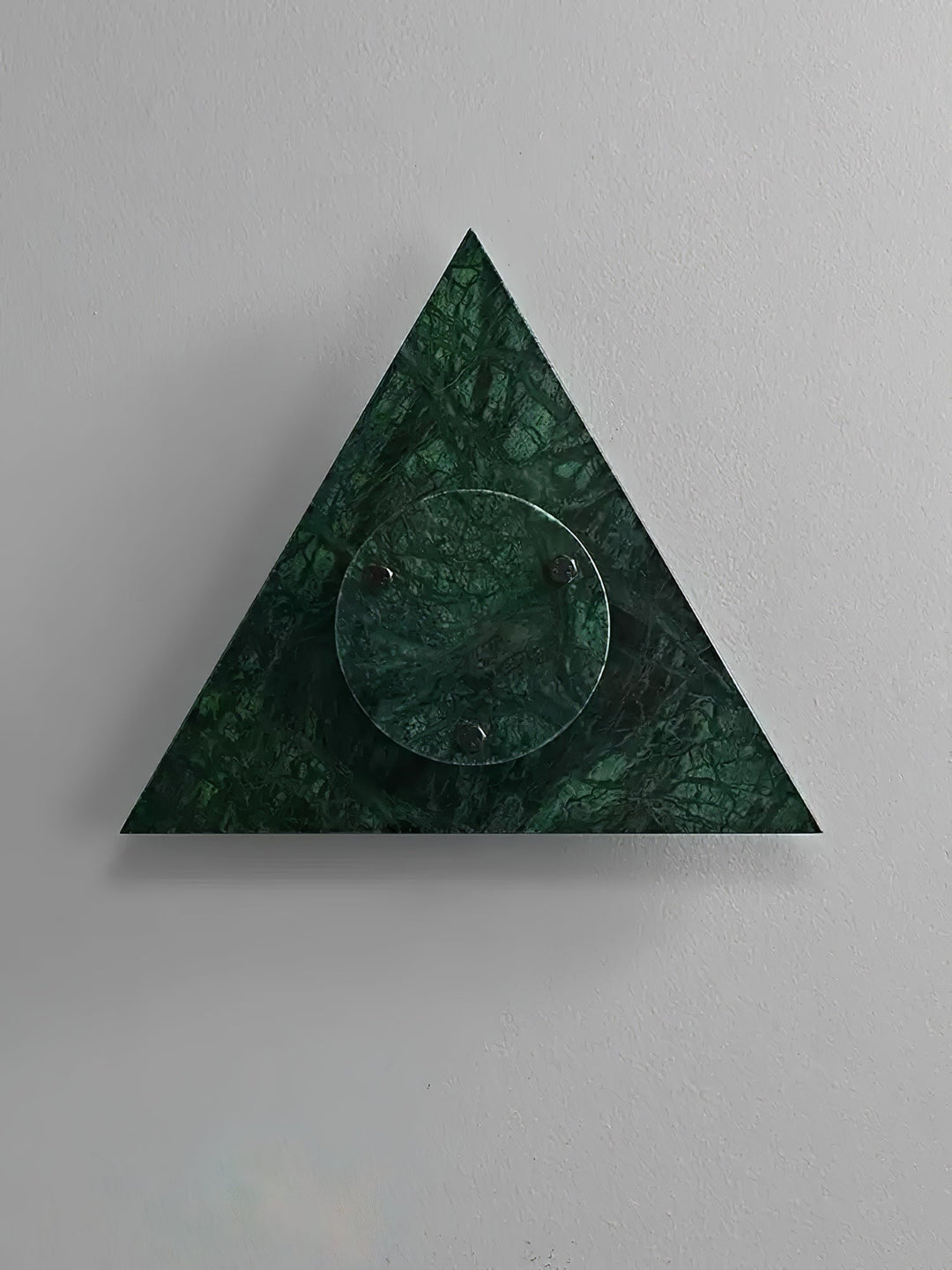 Pyramid lampada da parete in marmo rustico